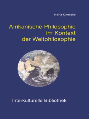 cover image of Afrikanische Philosophie im Kontext der Weltphilosophie